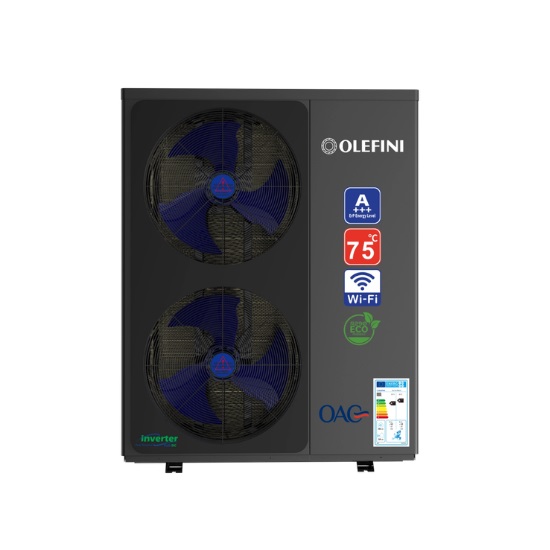 18 KW MONOBLOK ISI POMPASI R290 MONOFAZE ÇİFT FAN